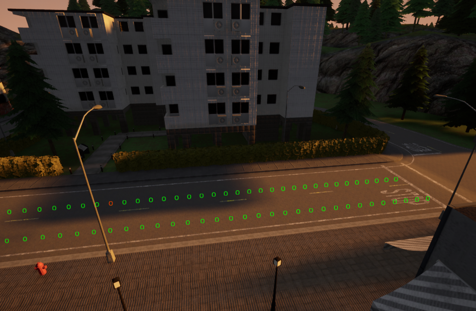 Visualizing the tracked waypoint