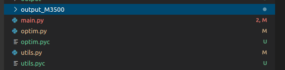tracking/modification status